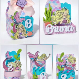 kit festa barbie sereia para imprimir studio e pdf