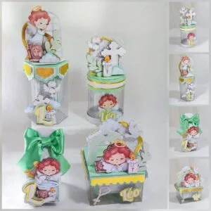 Kit Festa Batizado Menino Luxo - Studio e pdf