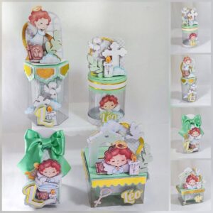 kit festa batizado menino luxo studio e pdf papel e cia