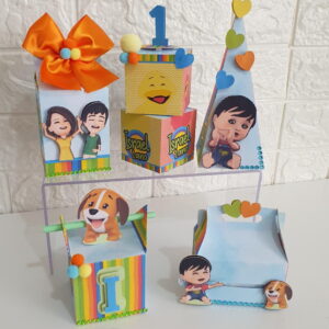 Kit digital Bento e Totó Studio para caixinhas de festa 12 kit festa bento e toto studio