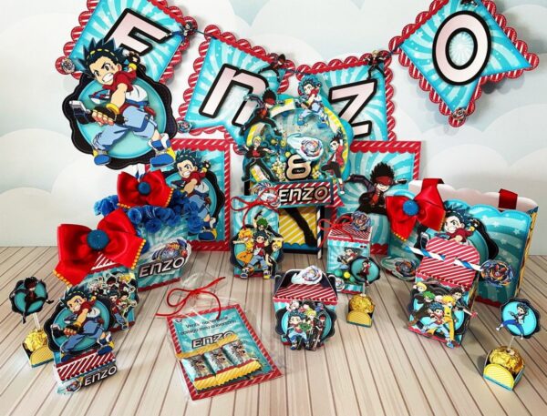 Kit Festa Beyblade- Arquivo Digital