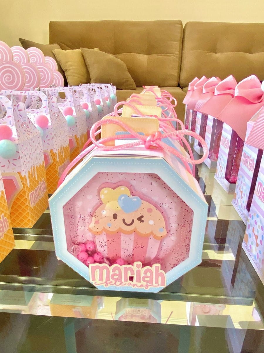 Kit Festa Doceria Kawaii em Studio para Máquina de Corte 4 Kit Festa Doceria Kawaii em Studio para Máquina de Corte - Imagem 4