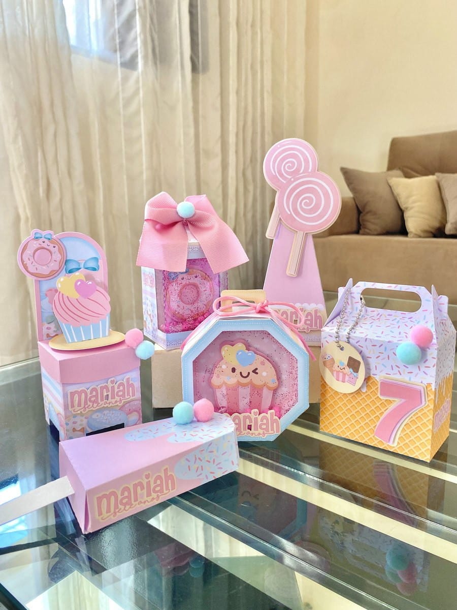 Kit Festa Doceria Kawaii em Studio para Máquina de Corte 5 Kit Festa Doceria Kawaii em Studio para Máquina de Corte - Imagem 5