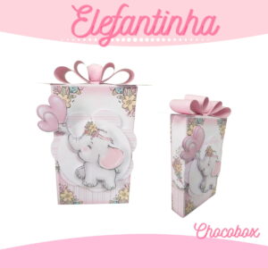 Kit Digital Elefantinha Menina Completo para Festa e Doces 25 kit festa elefantinha menina arquivo digital