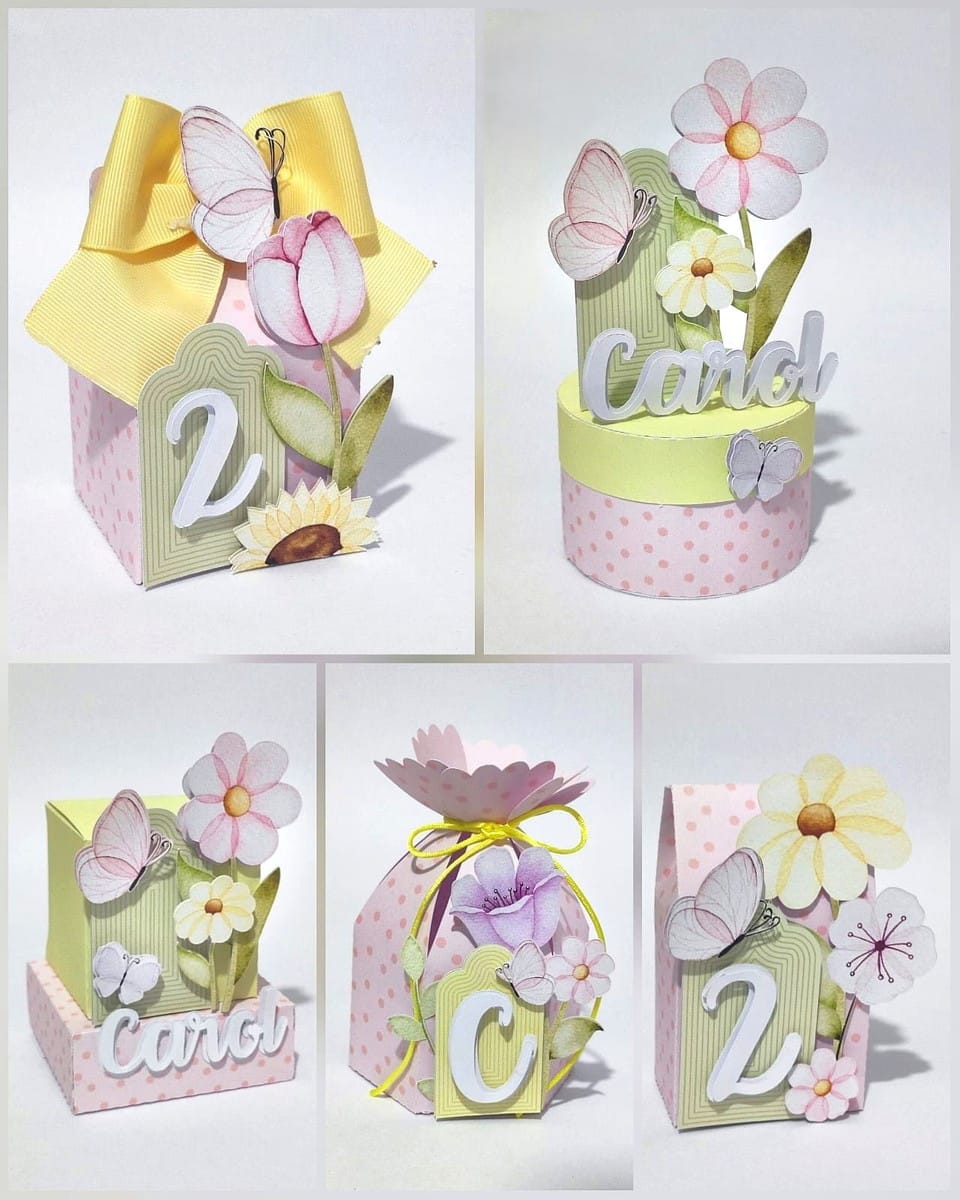 Kit Festa Floral Digital em Studio e PDF para Lembrancinhas 1 Kit Festa Floral Digital em Studio e PDF para Lembrancinhas