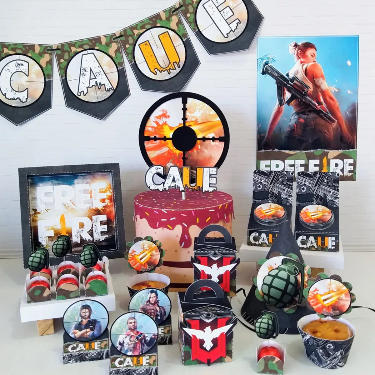 Kit Festa Free Fire - Arquivo Digital 1 Kit Festa Free Fire - Arquivo Digital