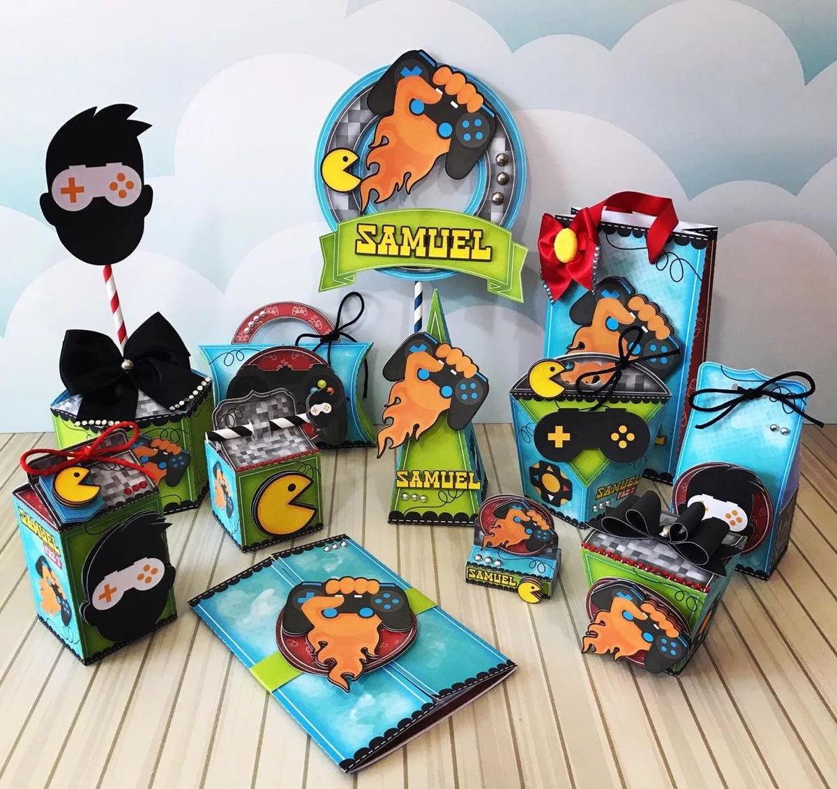 Kit Festa Game Menino - Arquivo Digital 1 Kit Festa Game Menino - Arquivo Digital