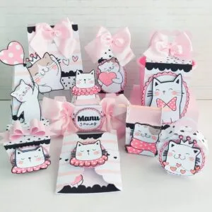 Kit Festa Gatinha - Arquivo Digital