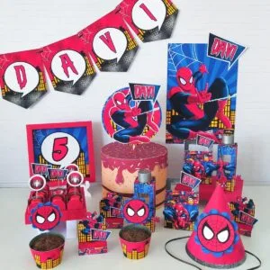 Kit Festa Homem Aranha - Arquivo Digital 10 Kit Festa Homem Aranha - Arquivo Digital