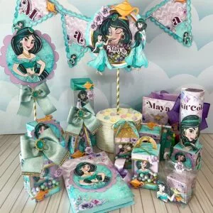 Kit Festa Jasmine Luxo - Arquivo Digital 13 Kit Festa Jasmine Luxo - Arquivo Digital
