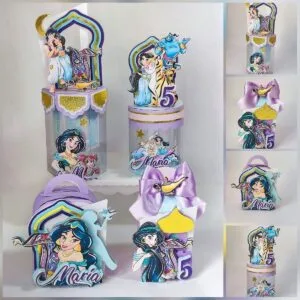 Kit Festa Jasmine Luxo - Studio e pdf 24 Kit Festa Jasmine Luxo - Studio e pdf