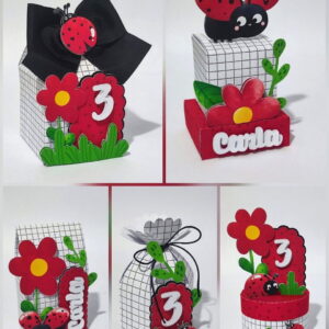 Kit Digital Festa Joaninha com Studio e PDF para Imprimir 20 kit festa joaninha studio e pdf