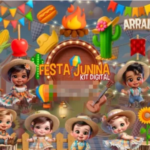 Kit Festa Junina Personalizavel Arquivos Em Png