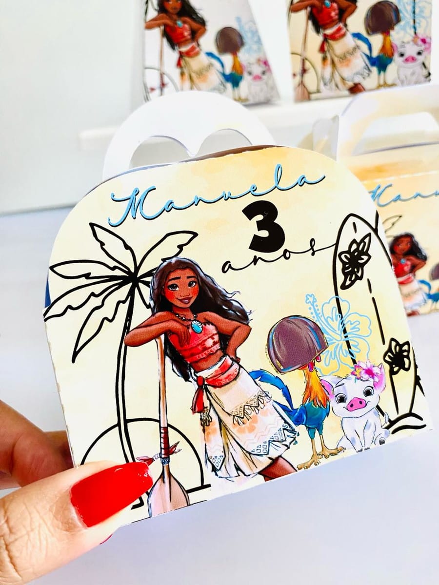 Kit Digital Festa Moana para Imprimir e Recortar 2 Kit Digital Festa Moana para Imprimir e Recortar - Imagem 2