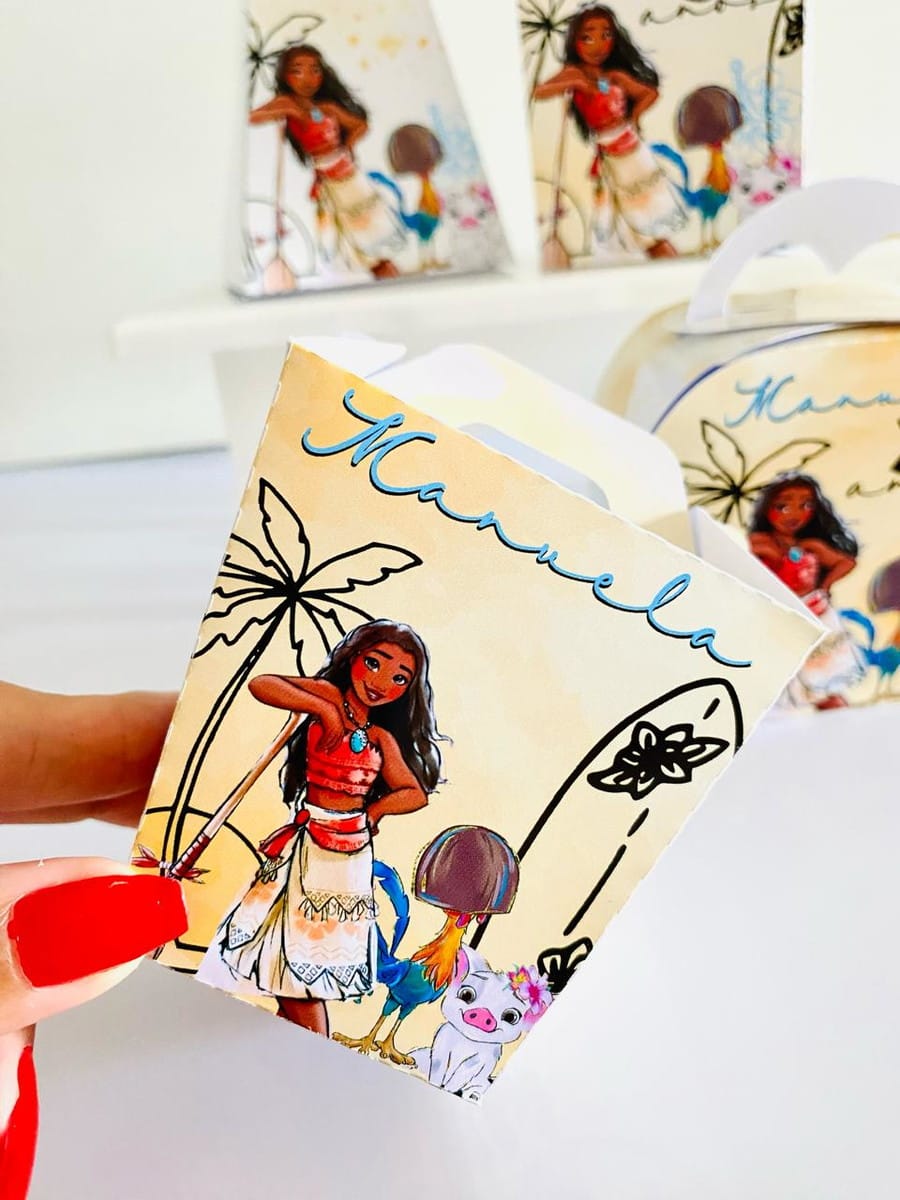Kit Digital Festa Moana para Imprimir e Recortar 3 Kit Digital Festa Moana para Imprimir e Recortar - Imagem 3