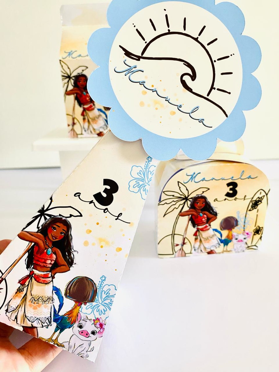 Kit Digital Festa Moana para Imprimir e Recortar 5 Kit Digital Festa Moana para Imprimir e Recortar - Imagem 5