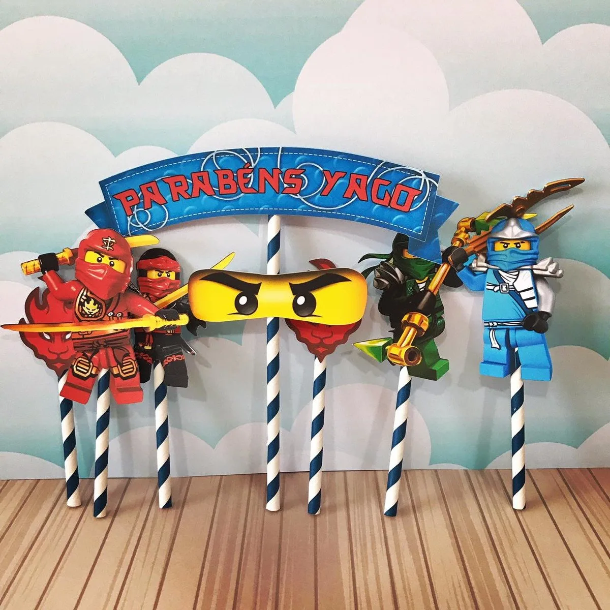 KIT FESTA NINJAGO - ARQUIVO DIGITAL