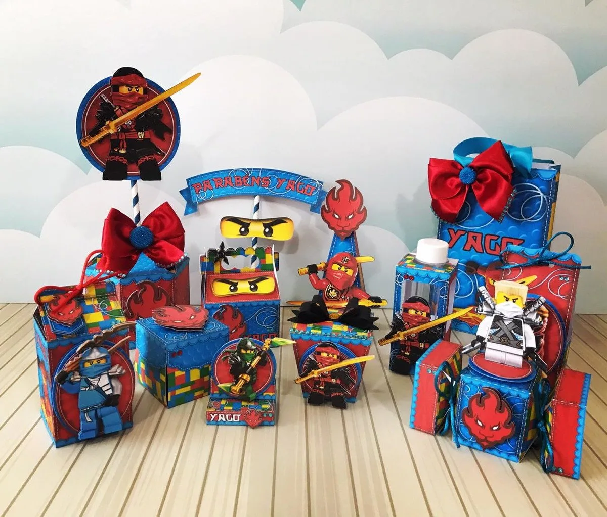 KIT FESTA NINJAGO - ARQUIVO DIGITAL