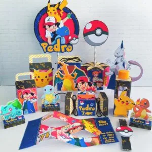 Kit Festa Pokemon 1 - Arquivo Digital 6 Kit Festa Pokemon 1 - Arquivo Digital