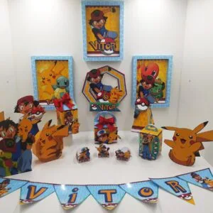 Kit Festa Pokemon - Arquivo Digital 22 Kit Festa Pokemon - Arquivo Digital