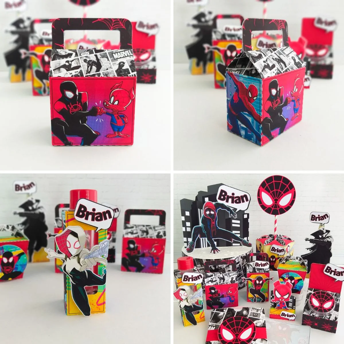Kit Festa Pronta Homem Aranha No Aranhaverso Arquivo Digital 2 Kit Festa Pronta Homem Aranha No Aranhaverso Arquivo Digital