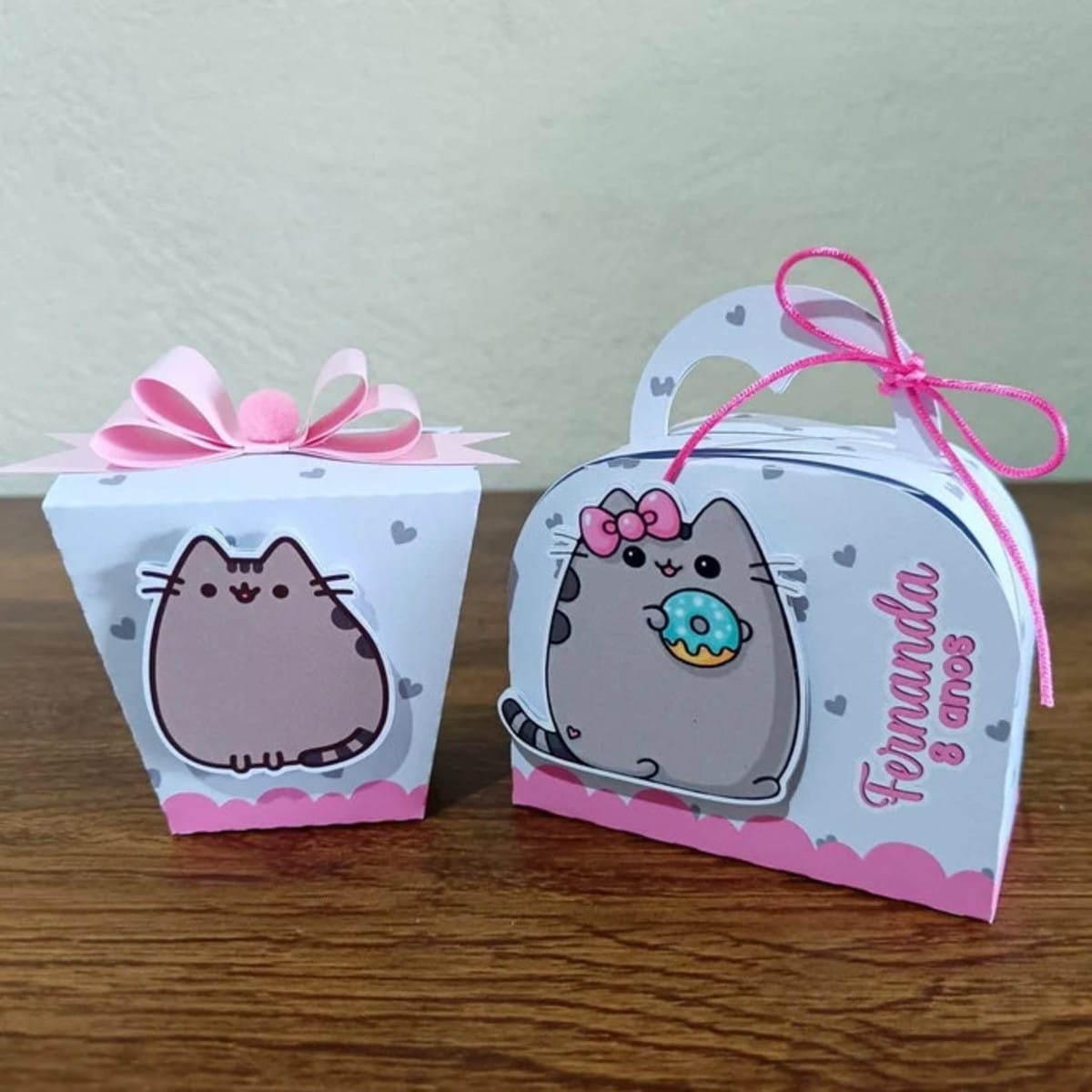 Kit Festa Pusheen Studio para Caixinhas e Lembrancinhas 2 Festa Cat Pusheen Studio 2