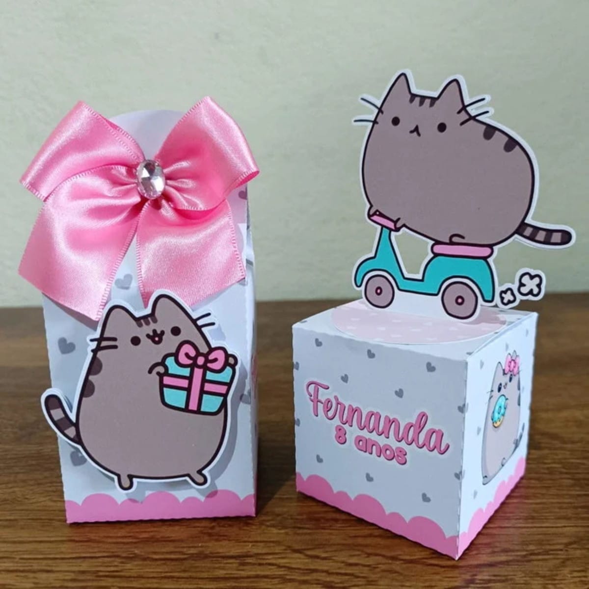 Kit Festa Pusheen Studio para Caixinhas e Lembrancinhas 3 Festa Cat Pusheen Studio 3