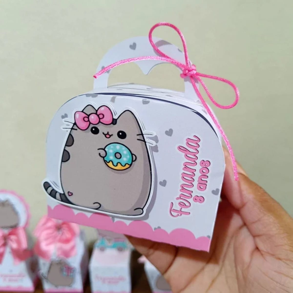 Kit Festa Pusheen Studio para Caixinhas e Lembrancinhas 4 Festa Cat Pusheen Studio 4