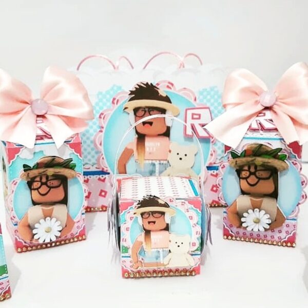 Kit Festa Roblox Menina - Arquivo Digital