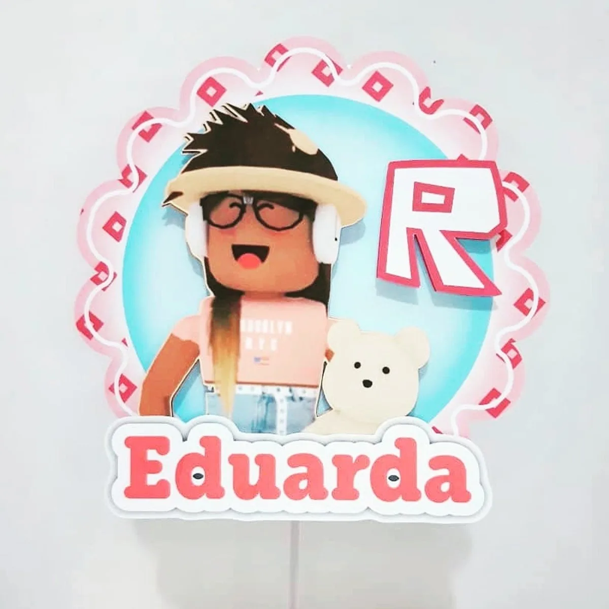 Kit Festa Roblox Menina - Arquivo Digital