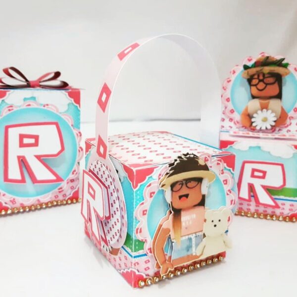 Kit Festa Roblox Menina - Arquivo Digital
