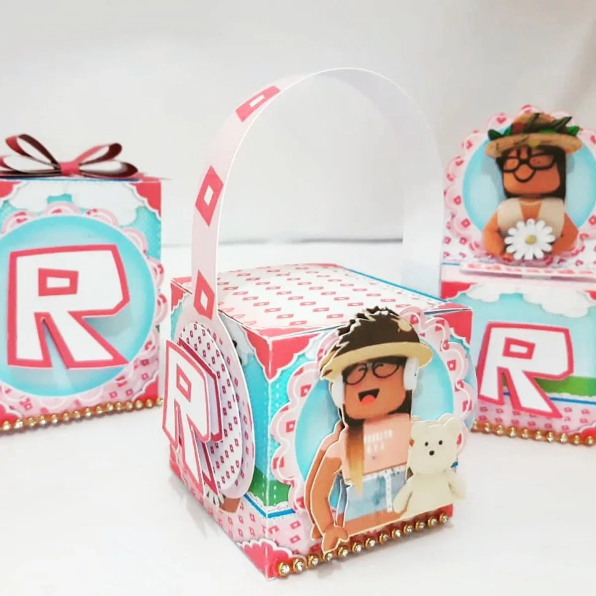 Kit Festa Roblox Menina - Arquivo Digital
