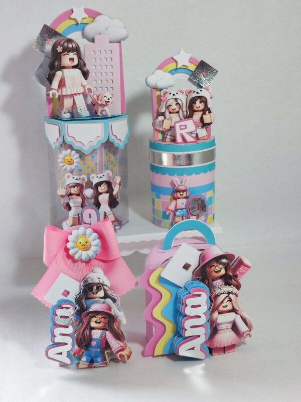 Kit Festa Roblox Menina - Studio e pdf