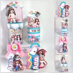 Kit Festa Roblox Menina - Studio e pdf