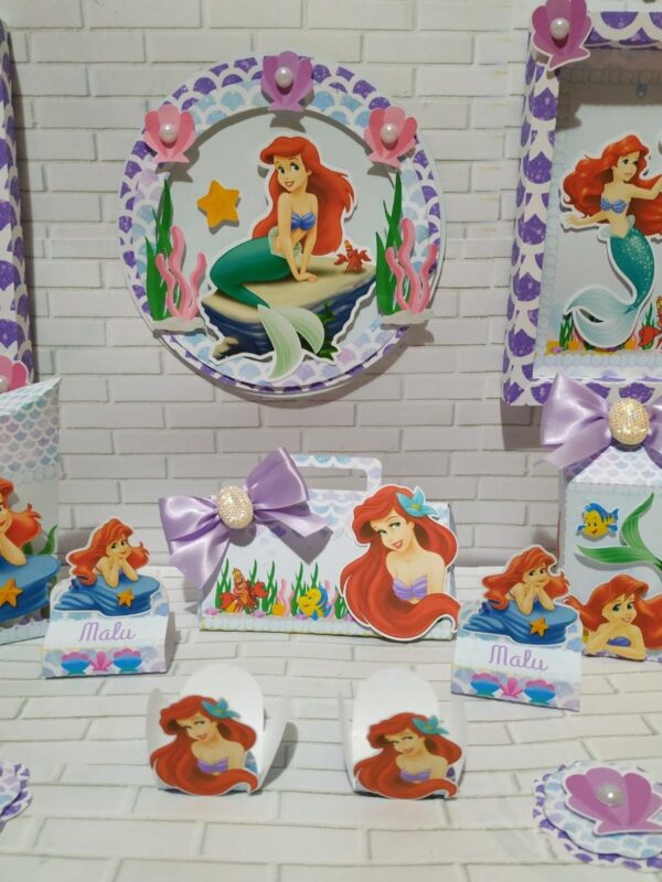 Kit Festa Só um bolinho Ariel -Arquivo Digital