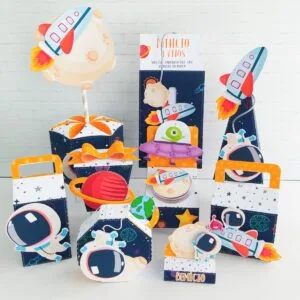Kit Festa Só um bolinho Astronauta - Arquivo Digital 13 Kit Festa Só um bolinho Astronauta - Arquivo Digital