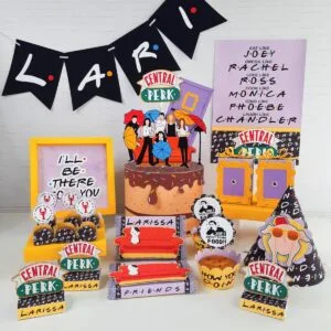 Kit Festa Só um bolinho Friends - Arquivo Digital 11 Kit Festa Só um bolinho Friends - Arquivo Digital
