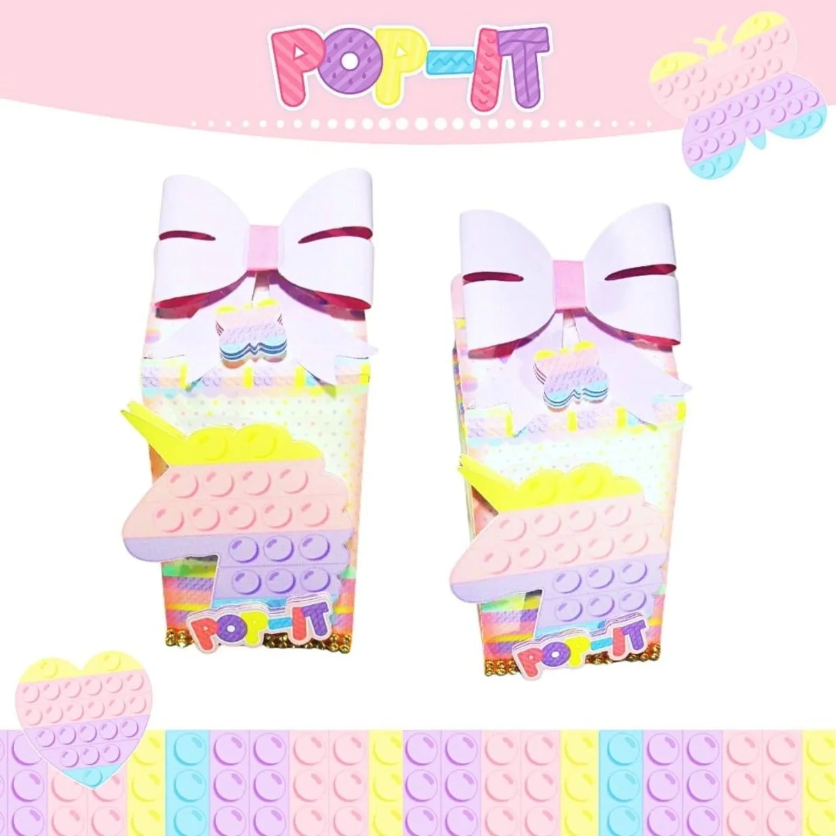 Kit Festa Só um bolinho Pop It - Arquivo Digital 3 Kit Festa Só um bolinho Pop It - Arquivo Digital - Imagem 3