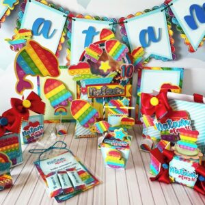 kit festa so um bolinho pop it cores menino arquivo digital kit festa pop it cores menino