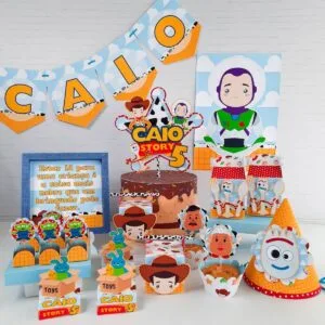 Kit Festa Só um bolinho Toy Story - Arquivo Digital 16 Kit Festa Só um bolinho Toy Store - Arquivo Digital
