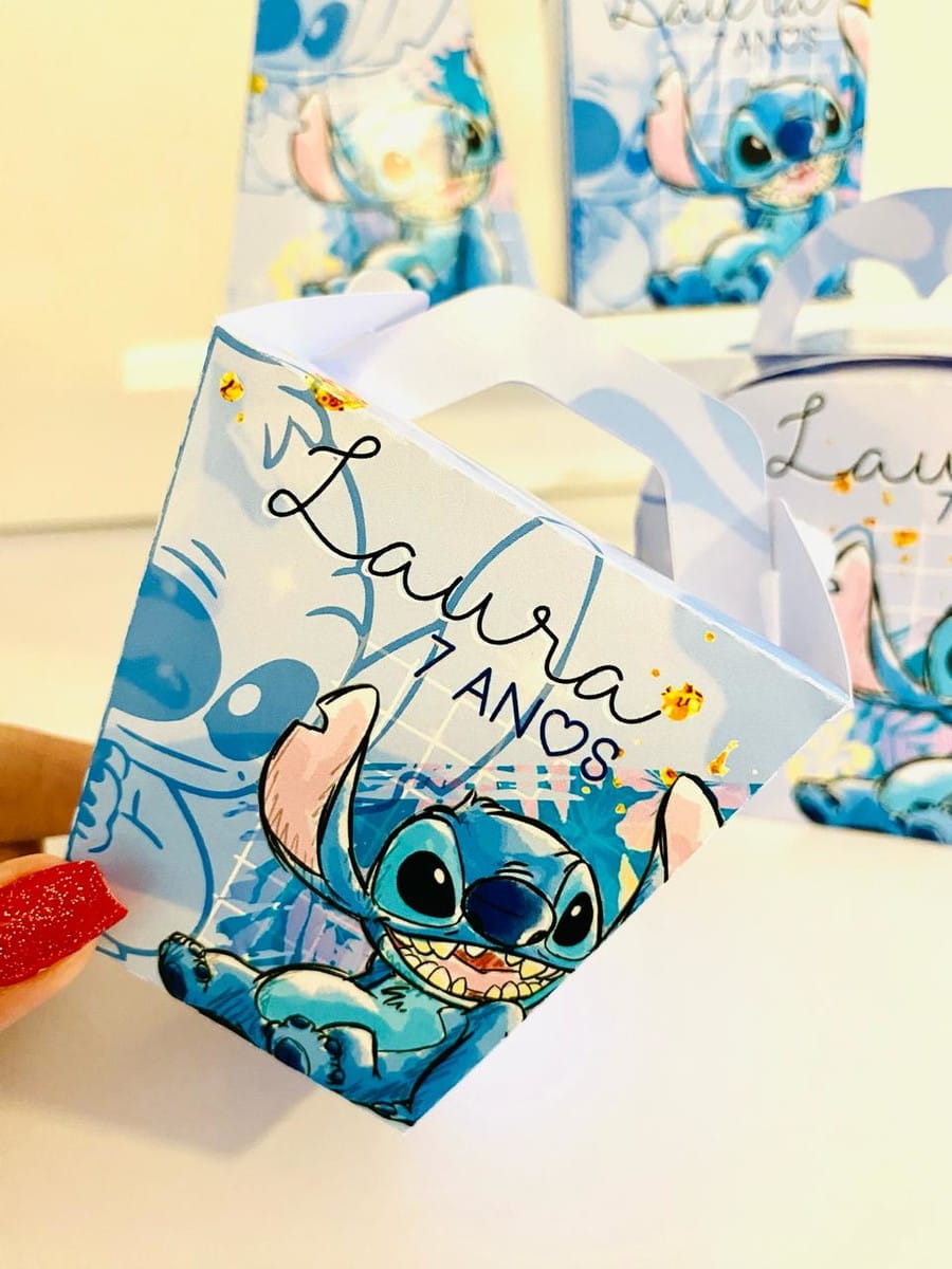 Kit Digital Festa Stitch com Arquivo Studio e PDF Editável 2 Kit Digital Festa Stitch com Arquivo Studio e PDF Editável - Imagem 2