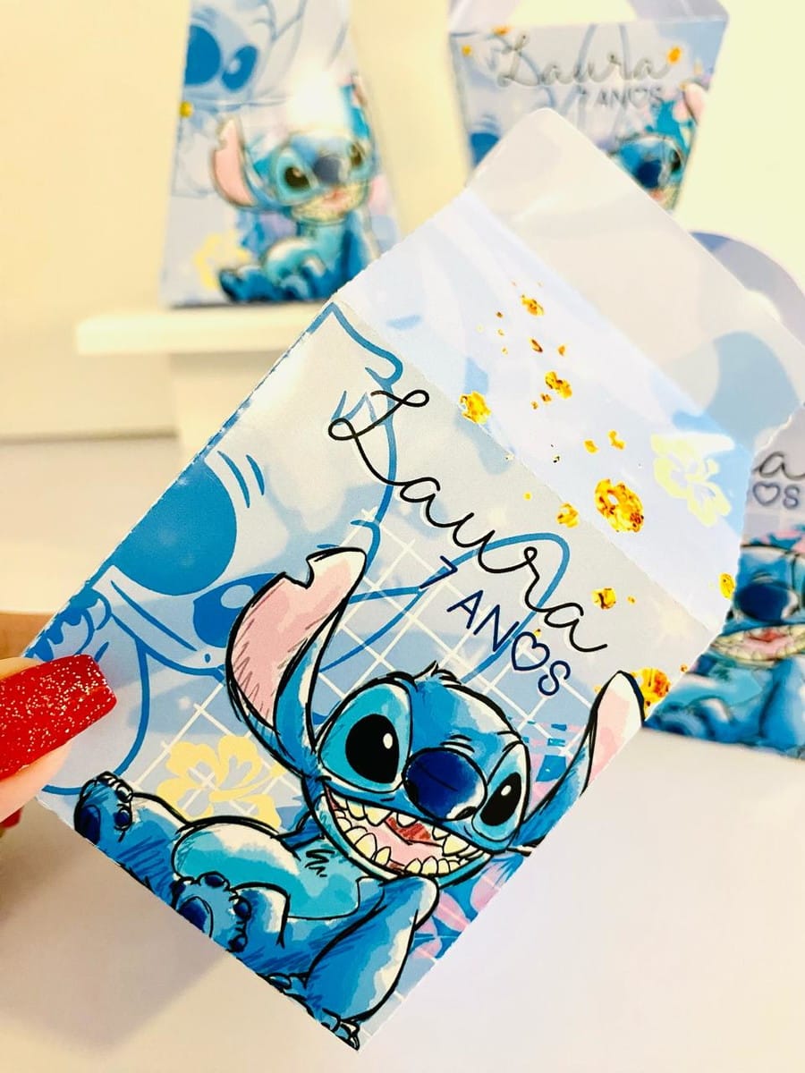 Kit Digital Festa Stitch com Arquivo Studio e PDF Editável 3 Kit Digital Festa Stitch com Arquivo Studio e PDF Editável - Imagem 3