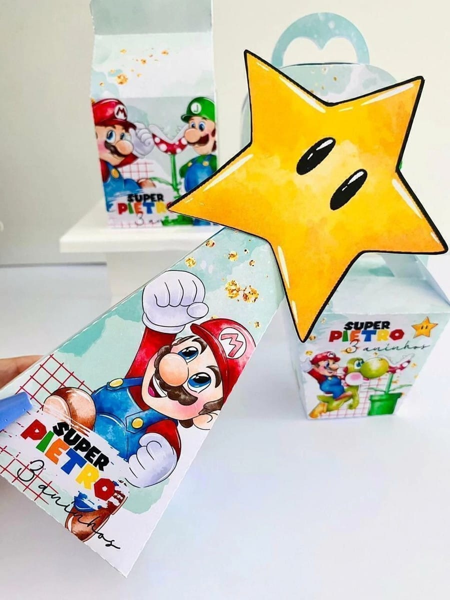 Kit Digital Festa Super Mario Studio e PDF para Imprimir 2 Kit Digital Festa Super Mario Studio e PDF para Imprimir - Imagem 2