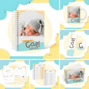 Kit Maternidade Foto Menino 1 - Arquivo Digital 18 Kit Maternidade Foto Menino 1 - Arquivo Digital