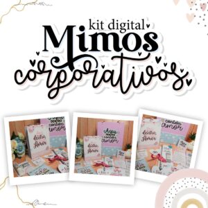 kit mimos corporativos arquivo digital papelaria