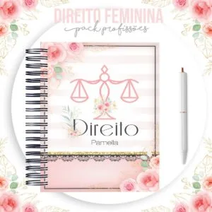 Kit para Encadernação Direito Feminino - Arquivo Digital