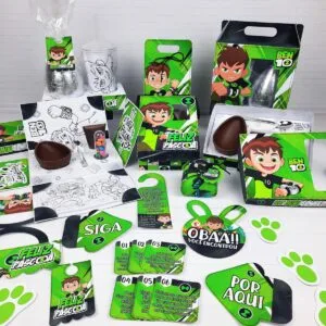 Kit Páscoa Ben 10 - Arquivo Digital