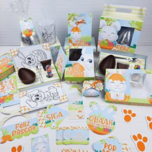 kit pascoa coelhinho arquivo digital caixas pascoa