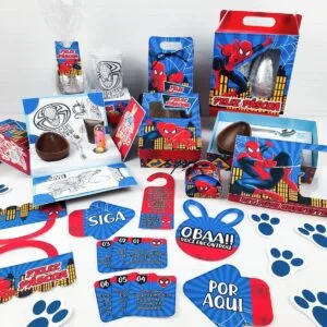 Kit Páscoa Homem Aranha - Arquivo Digital 9 Kit Páscoa Homem Aranha - Arquivo Digital