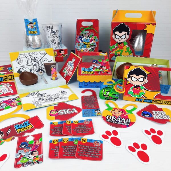 Kit Páscoa Jovens Titans - Arquivo Digital